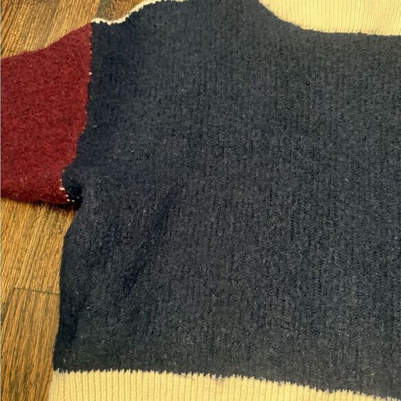 Ba&sh Benji Colorblock Knit Wool Blend Pullover Medium ⭐️read description-DD4 - Picture 13 of 15